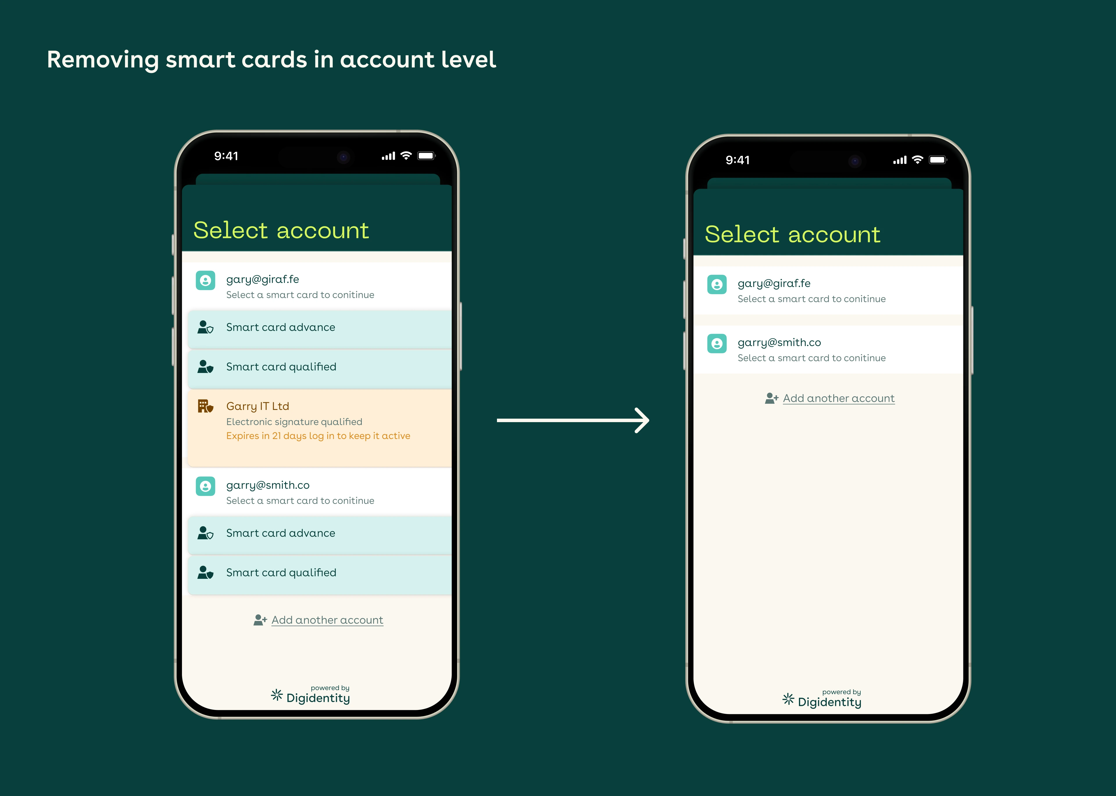 The shipped migration screens — happy path and unhappy-path retry/service-desk fallback